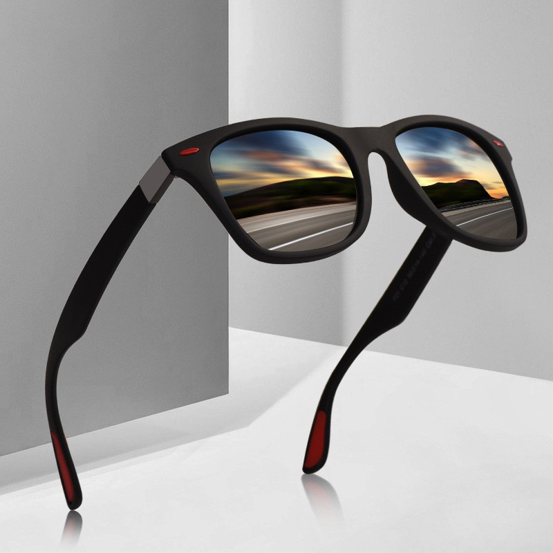 Wy Ting Personal Driving Shading Sun Glasses for Men Women Square Polarized Driver Sunglasses Ride Bicycles Shades