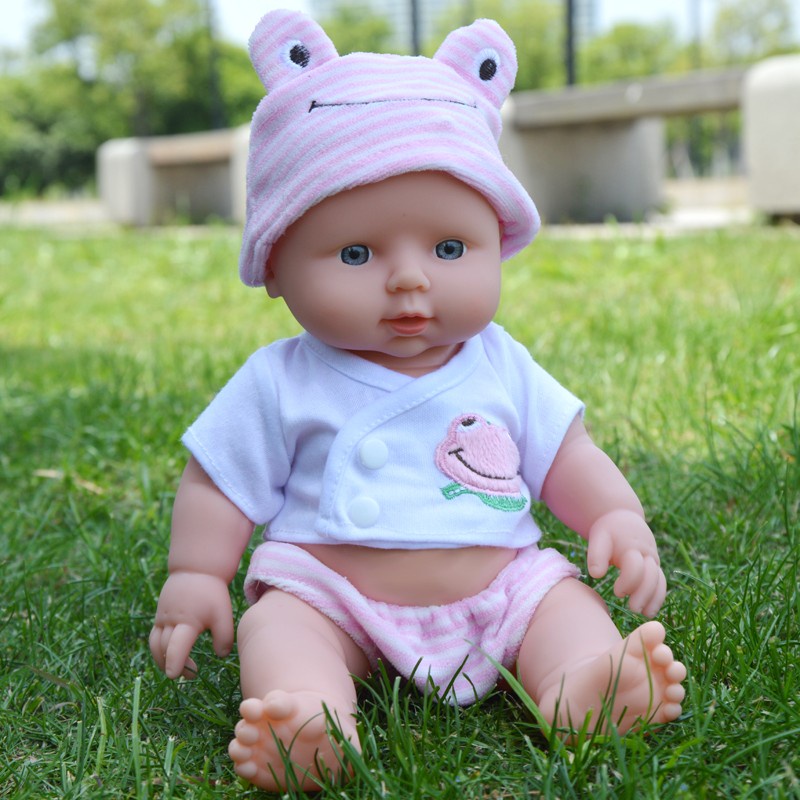 Happy Note Simulation Baby Doll Talking Doll Bath Full Body Soft Rubber Early Education Doll Children's Toy Gift